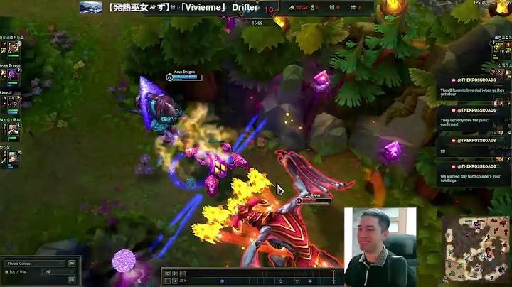 Aqua Dragon playing AD Malzahar on stream